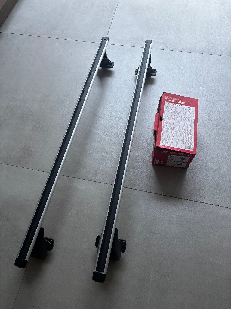 Mont Blanc aluminium dakdragers, Ophalen of Verzenden, Gebruikt