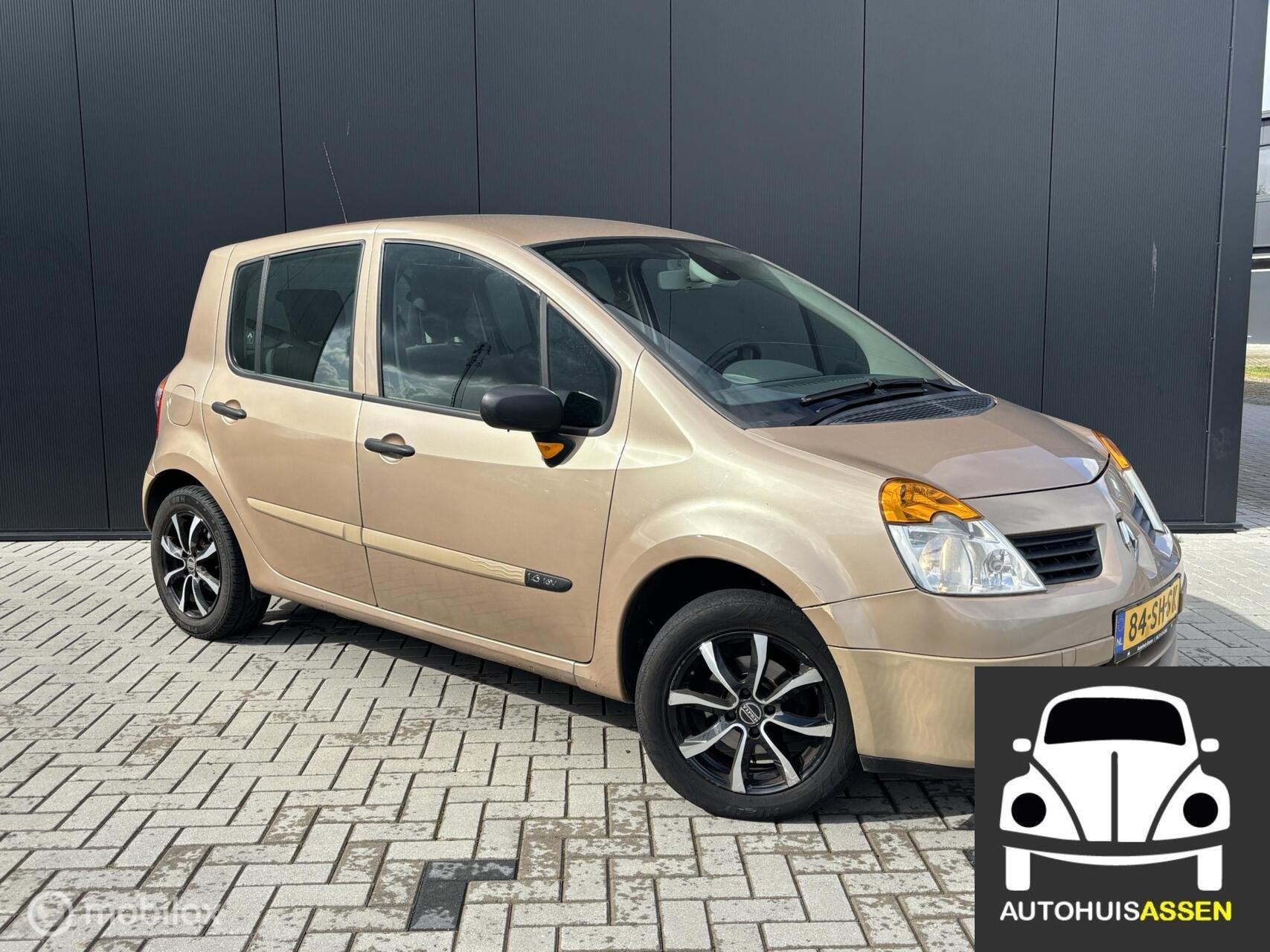 Renault Modus 1.6-16V Expression Luxe, NWE APK!, Gebruikt, 4 cilinders, Beige, Origineel Nederlands