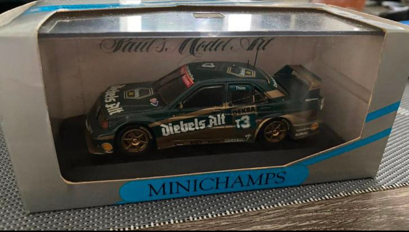Minichamps 1:43 Mercedes 190 EVO 2 diebels alt vaste prijs, Ophalen, Nieuw, Auto, MiniChamps