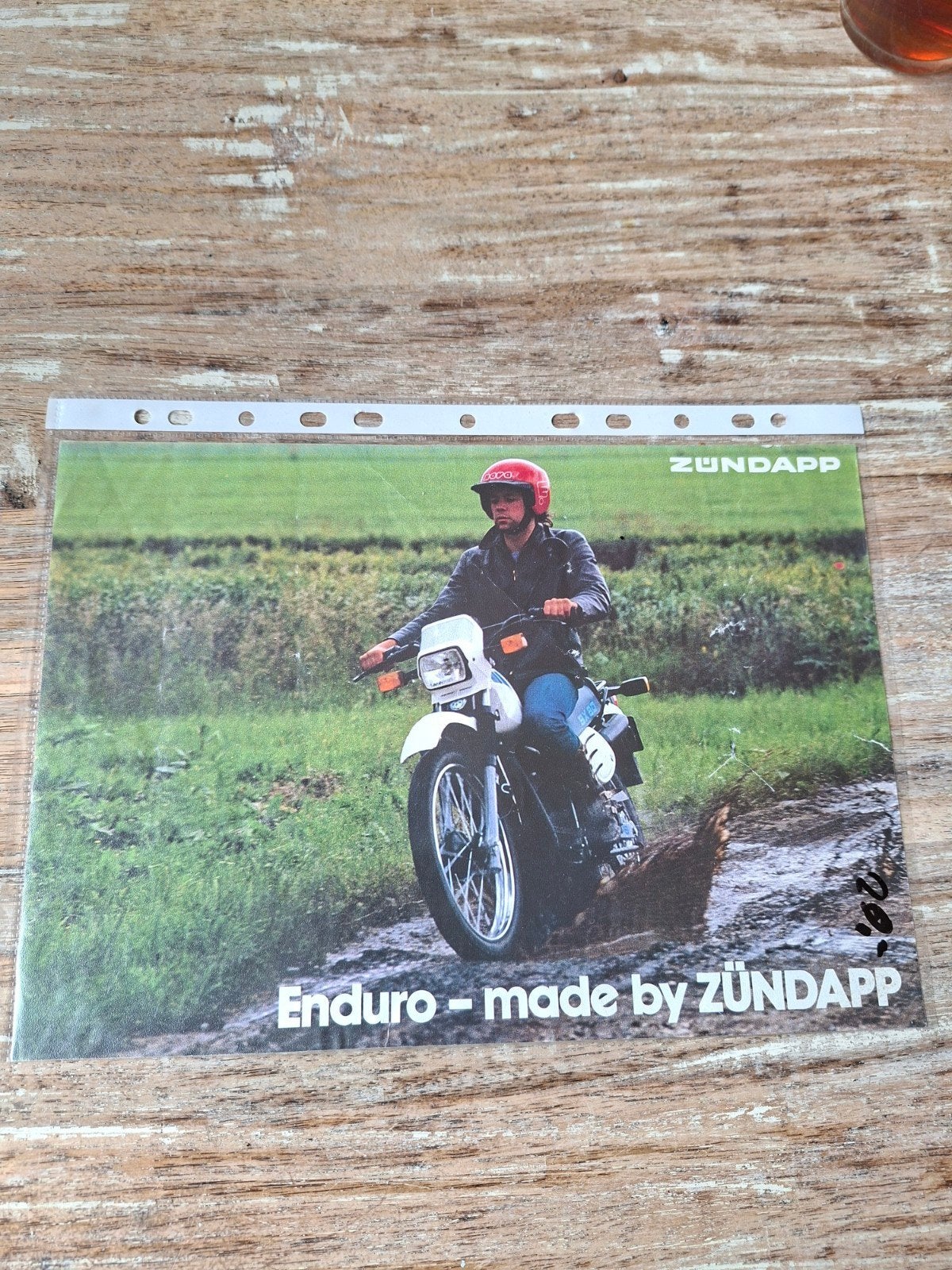Zundapp enduro folder origineel sx 80, Fietsen en Brommers, Ophalen of Verzenden