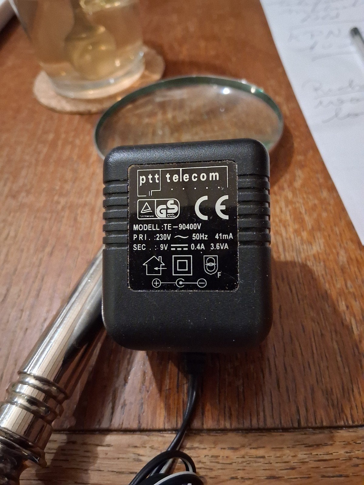 Ptt telecom modell:TE-90400v, Ophalen