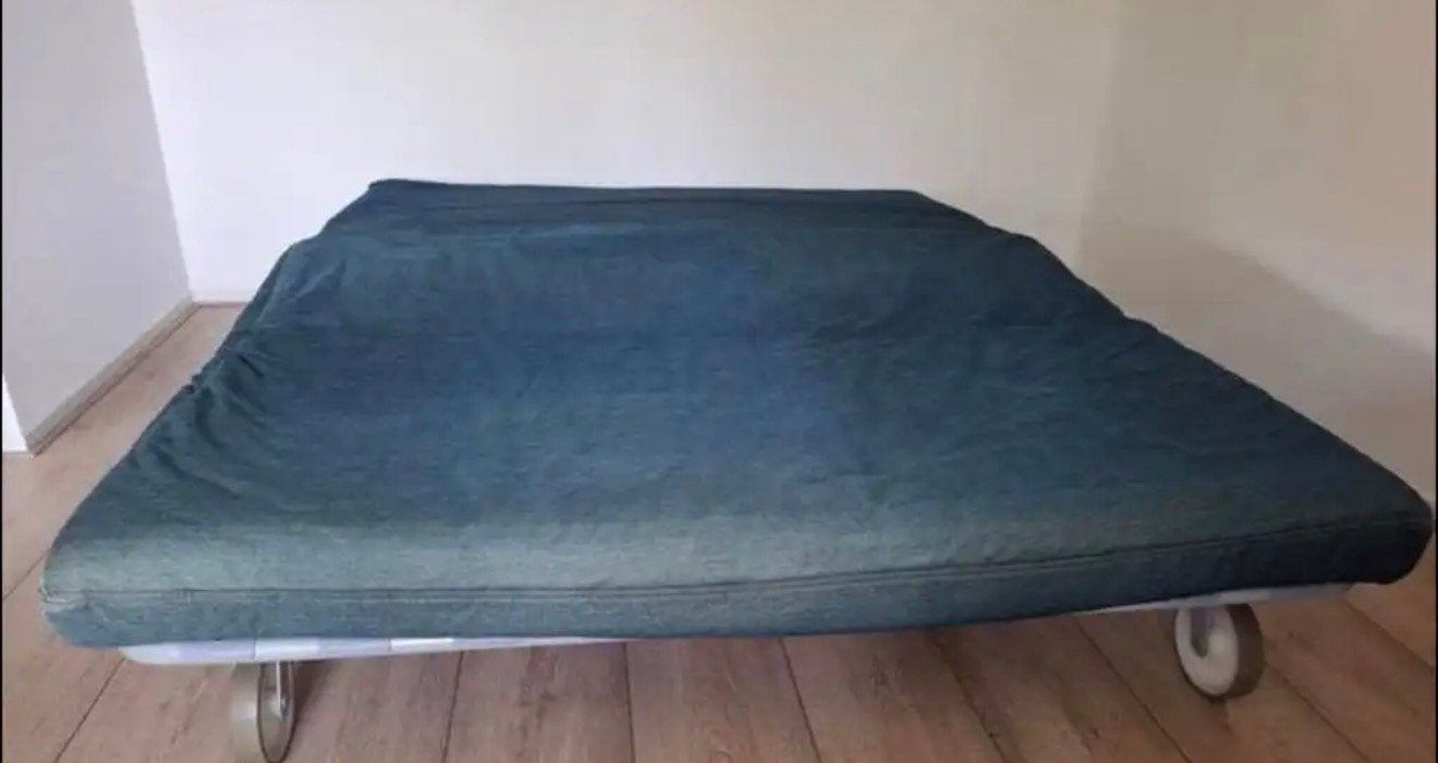 (Logeer)bed Ikea PS, Ophalen, Zo goed als nieuw, Tweepersoons