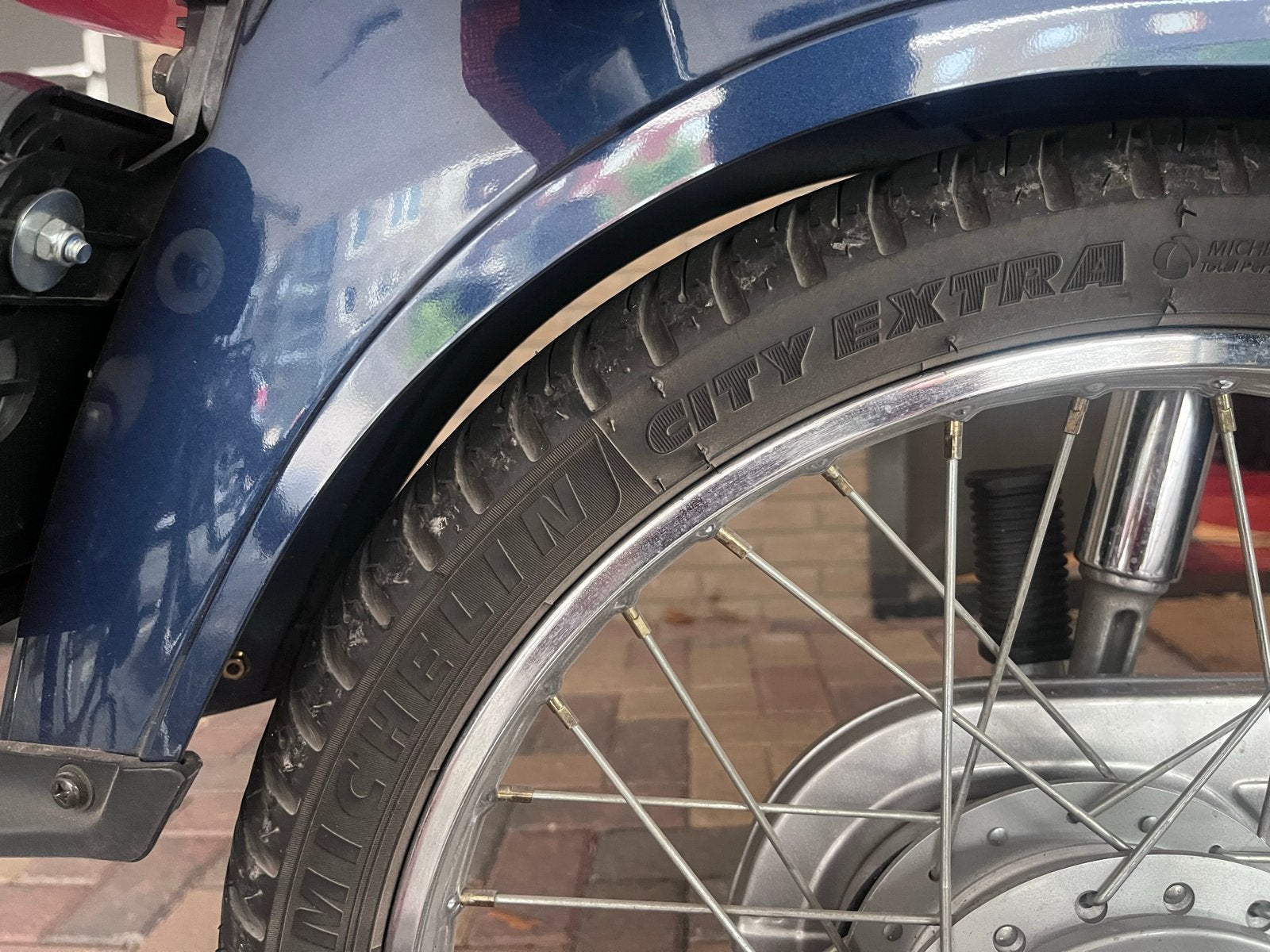 Banden voor Honda - Michelin City Extra 2.50-17 (gebruikt), Ophalen, Gebruikt, Overige typen