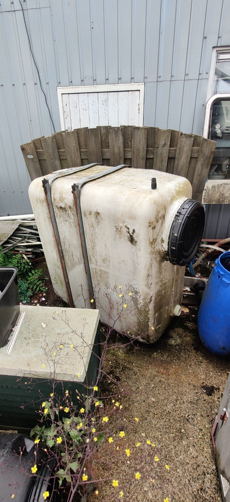 Waterton CA 1100 liter watertank, 150 liter of meer, Ophalen, Gebruikt, Kunststof