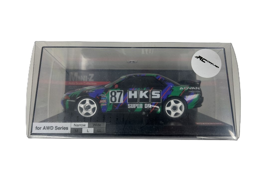 Kyosho Autoscale Mini-Z Skyline GT-R R32 1993 HKS #87 MA020N
