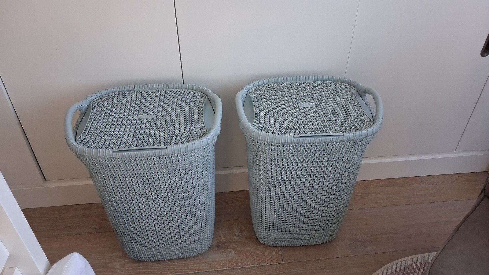 Curver Knit Wasmand 55L licht groen, Ophalen, Nieuw, Groen, Kunststof