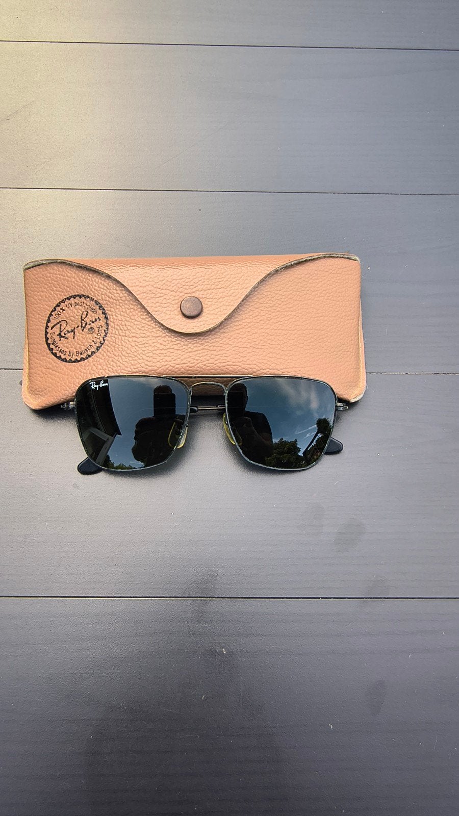 Ray-Ban Caravan B&L USA 52-16 – Zwart – Vintage Origineel, Sieraden, Tassen en Uiterlijk, Zonnebrillen en Brillen | Heren, Ophalen of Verzenden