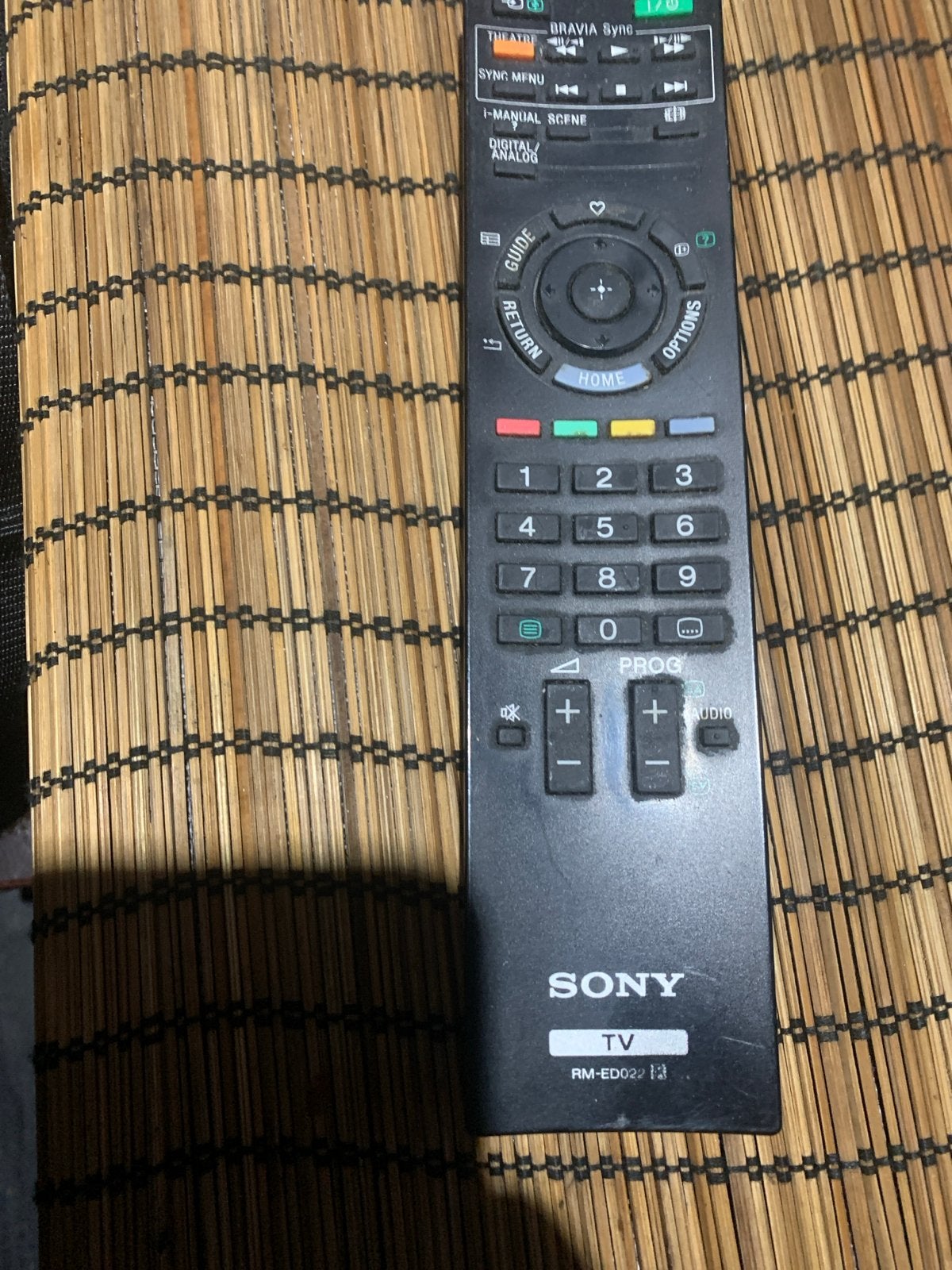 Sony TV Afstandsbediening RM-ED022, Ophalen of Verzenden, Gebruikt, Origineel, Tv