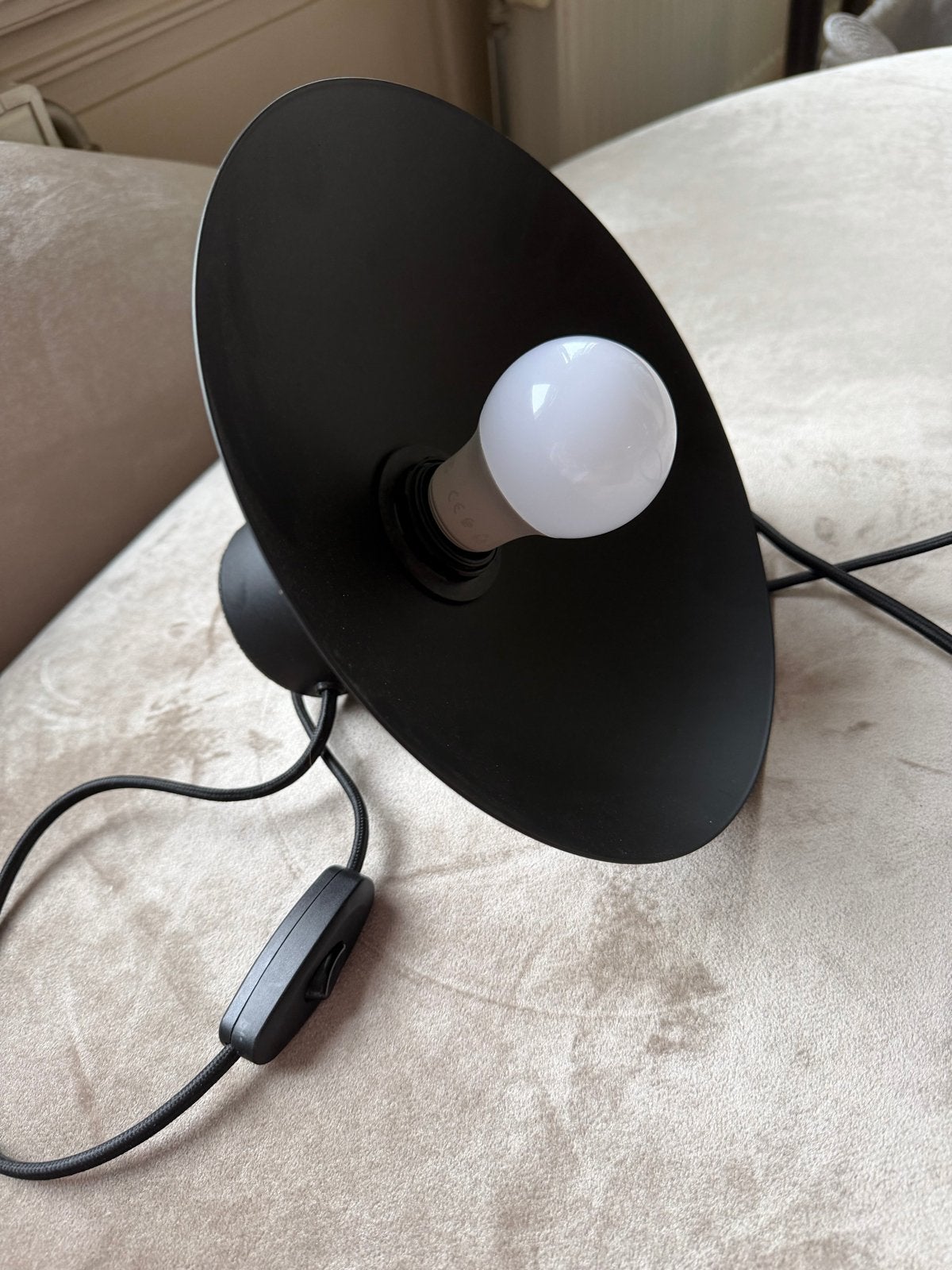 Karwei Kono Tafel/Wandlamp Zwart E27 Max 60W, Overige merken, Zwart, E27 (groot), Zo goed als nieuw