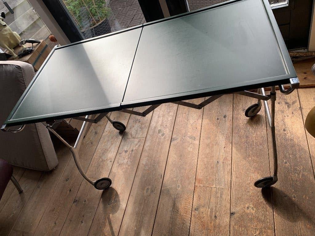 Kartell Battista serveerwagen/bijzettafel, Huis en Inrichting, Ophalen, Overige materialen, Gebruikt, 75 cm of meer