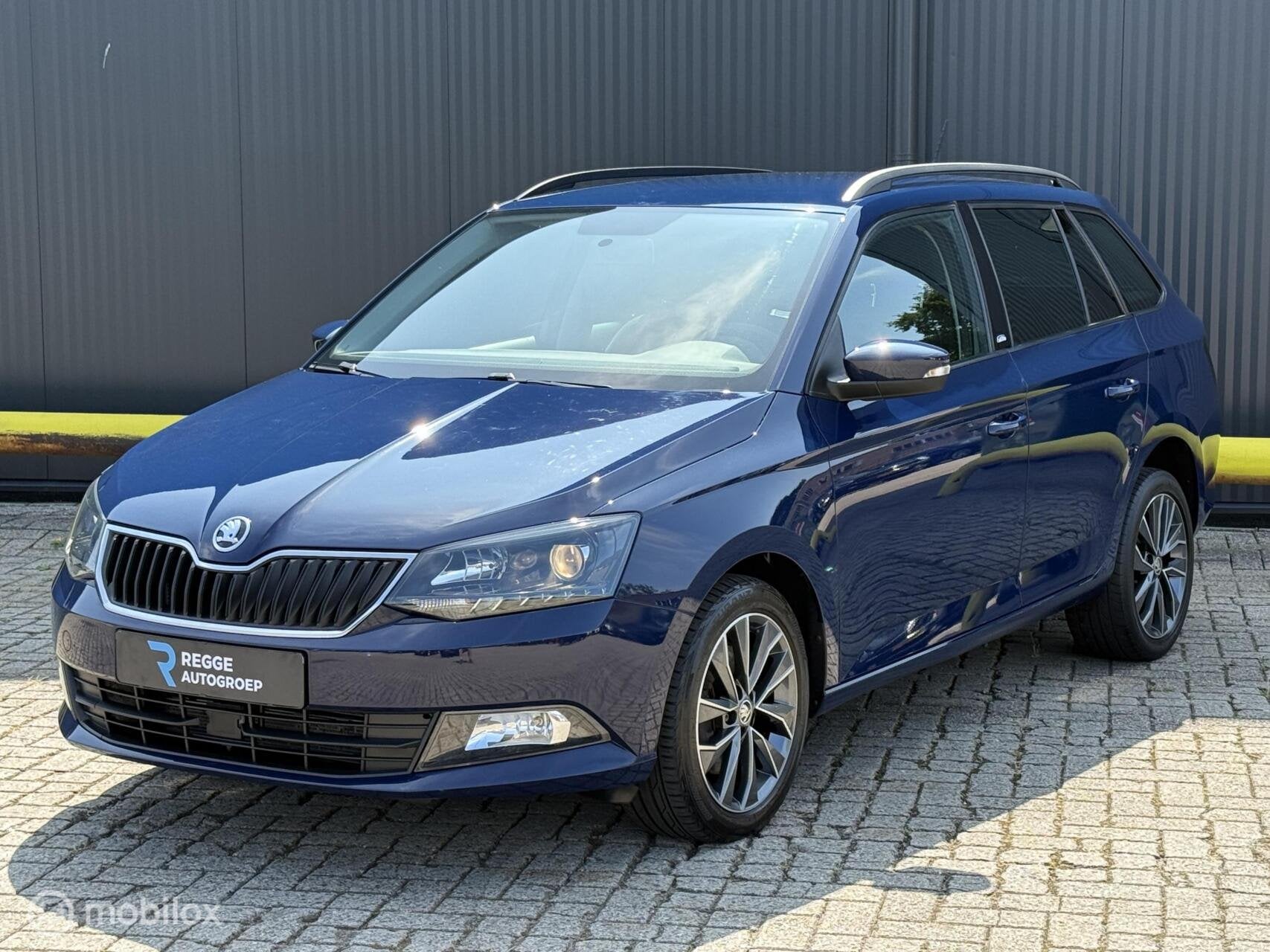 Skoda Fabia 1.2 TSI AIRCO | CRUISE | TOPSTAAT, Auto's, Gebruikt, 4 cilinders, Blauw, Bedrijf