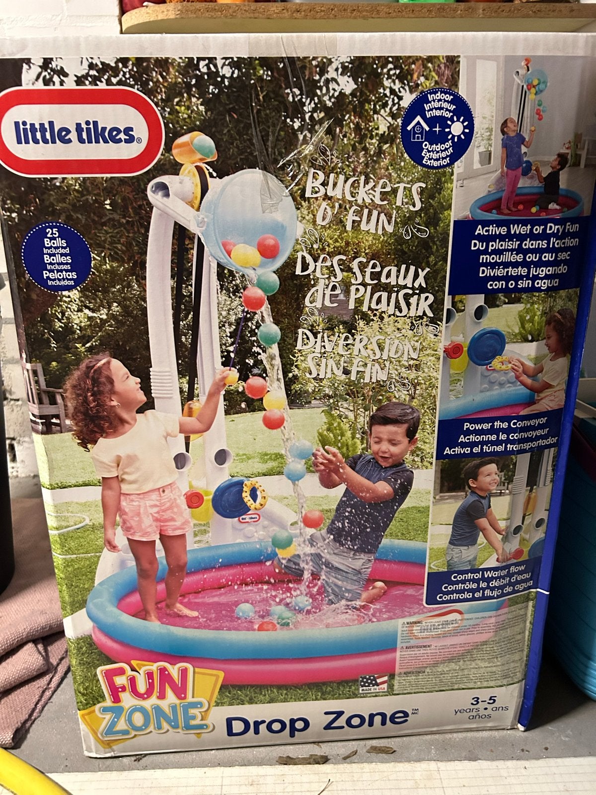 Little Tikes Fun Zone Drop Zone Water Speelset, Ophalen, Nieuw, Jongen of Meisje