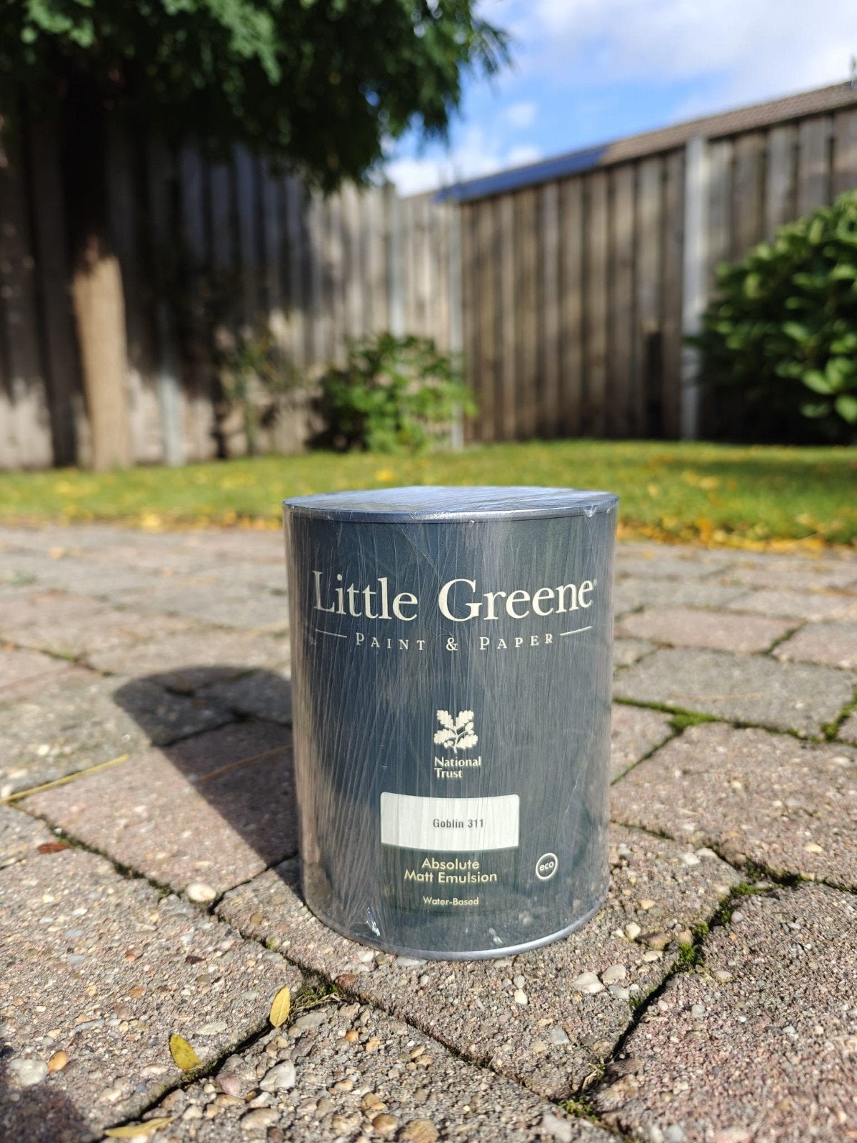 Little Greene Absolute Matt Emulsion Goblin 311 - 1 liter, Doe-het-zelf en Verbouw, Nieuw, Ophalen of Verzenden, Verf, Minder dan 5 liter