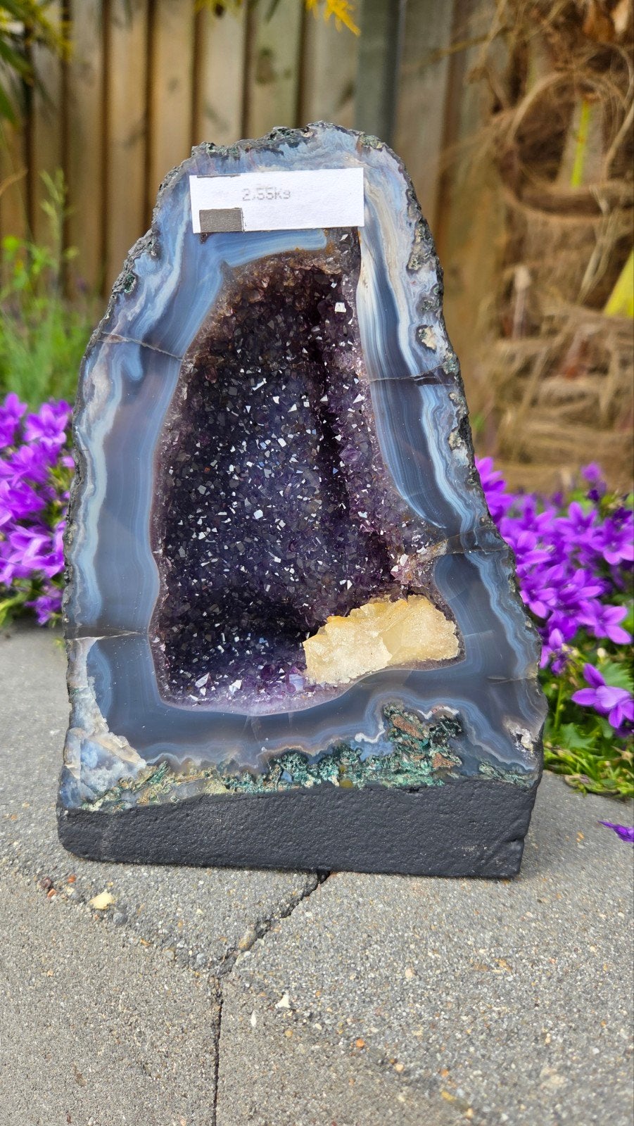 Prachtige amethist geode Brazilië GRATIS VERZENDING