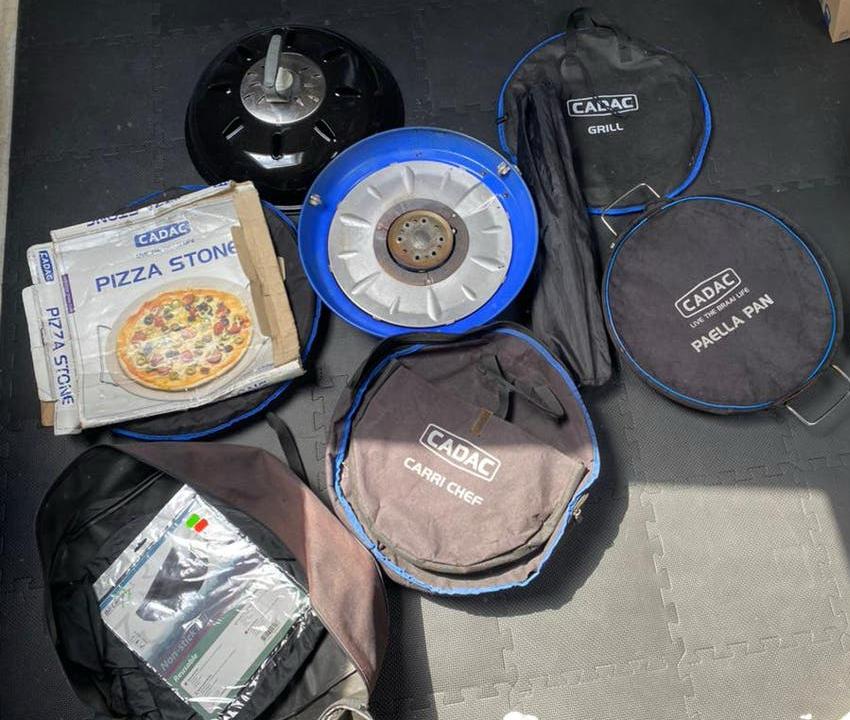 Skottelbraai cadac, Caravans en Kamperen, Kampeeraccessoires, Ophalen, Gebruikt