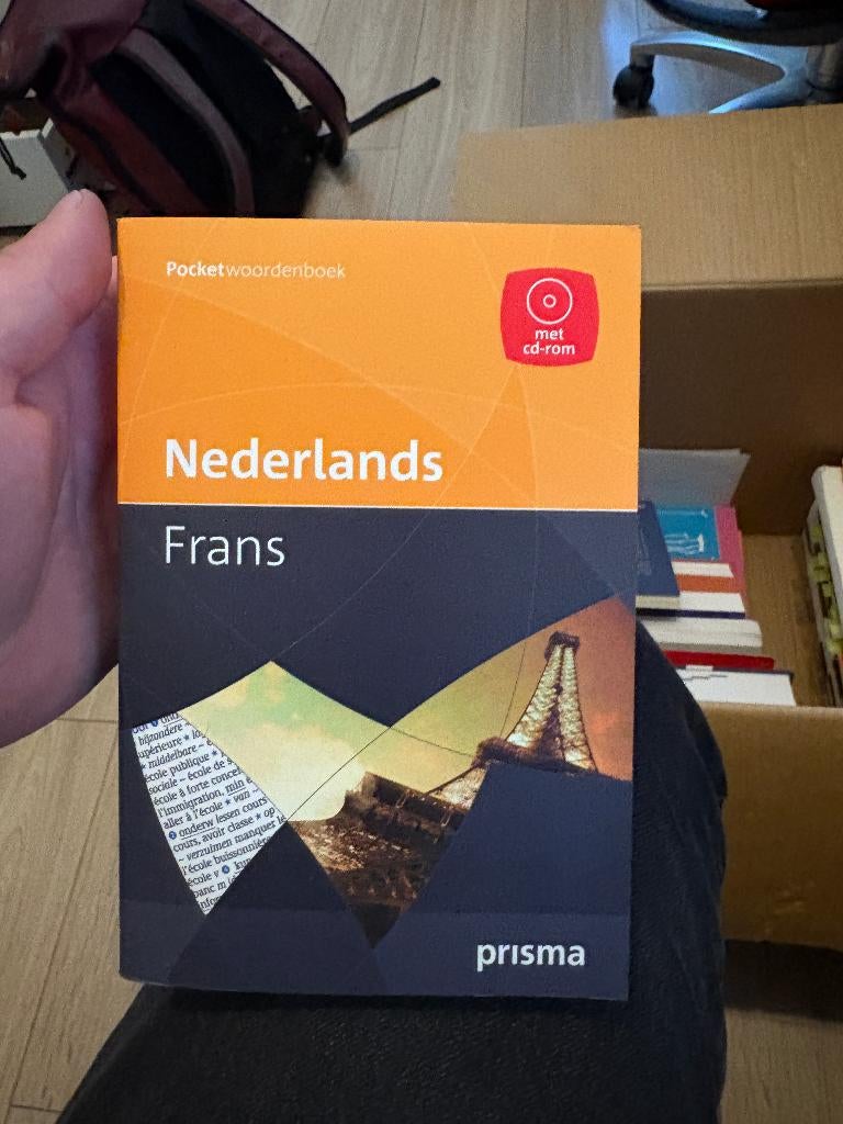 Prisma Pocketwoordenboek Nederlands-Frans (met cd-rom), Ophalen of Verzenden, Zo goed als nieuw, Prisma of Spectrum, Frans