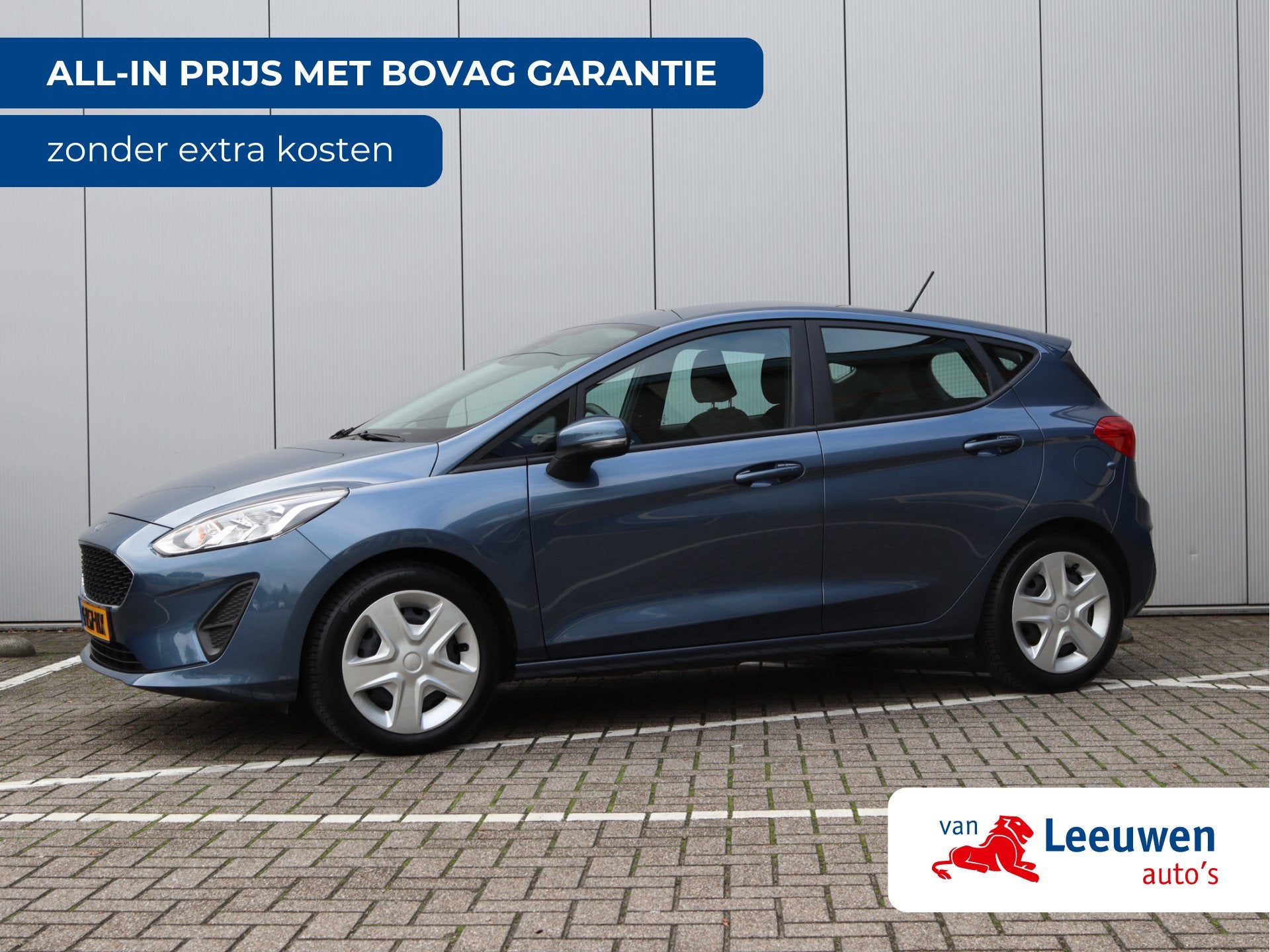 Ford Fiesta 1.1 Trend | Trekhaak | Navigatie | Carplay | Org, Auto's, 12 maanden, Gebruikt, Blauw, 49 €/maand