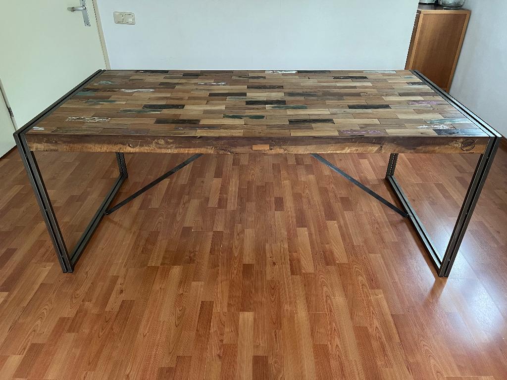 Eettafel, Ophalen, 100 tot 150 cm, 200 cm of meer, Zo goed als nieuw
