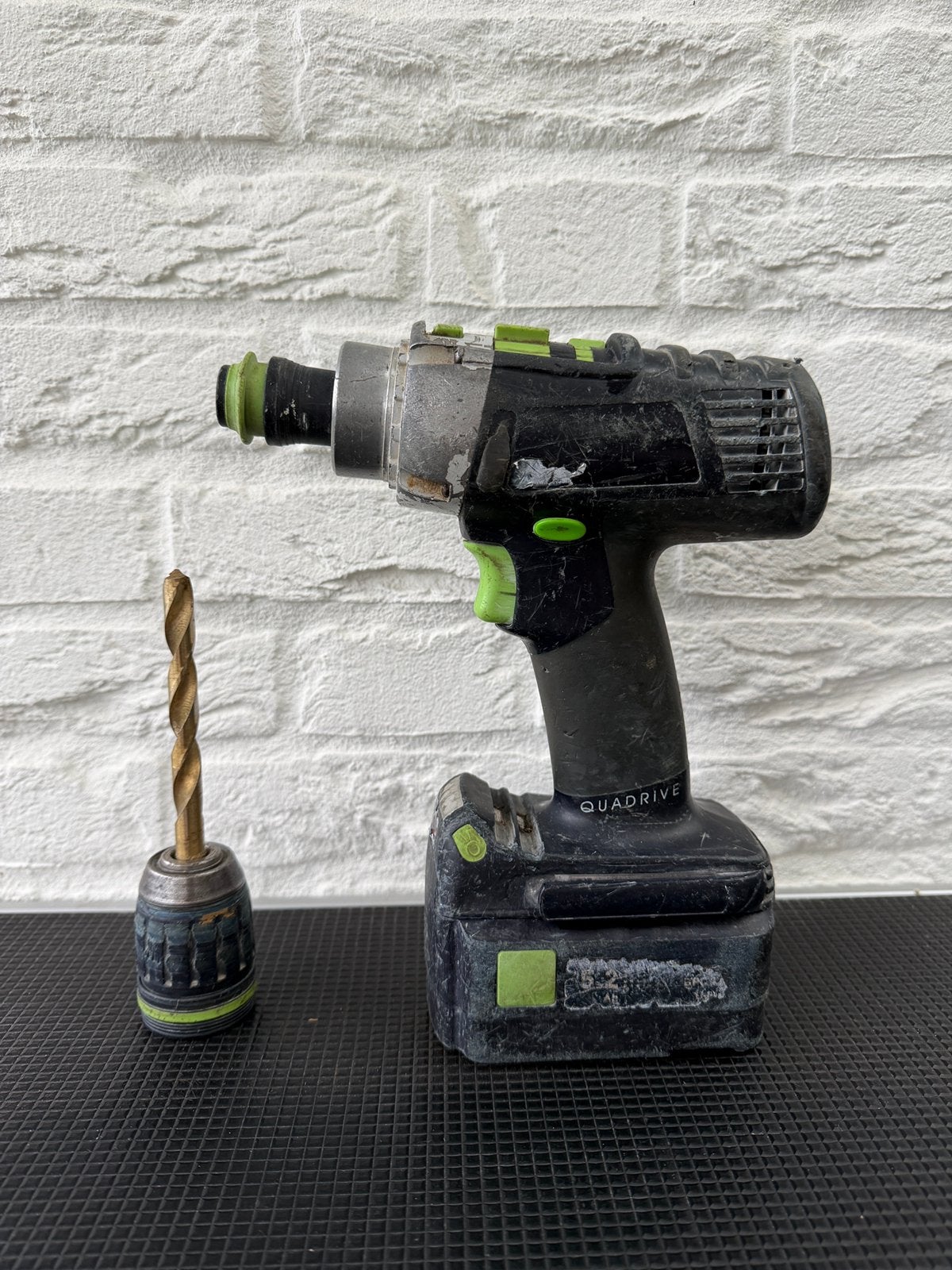 Festool QUADRIVE PDC 18/4 + 5,2Ah accu + boorkoppen