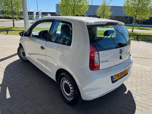 Skoda Citigo VERKOCHT! 1.0 GREENTECH ACTIVE (bj 2013), Euro 5, Stof, Gebruikt, 840 kg