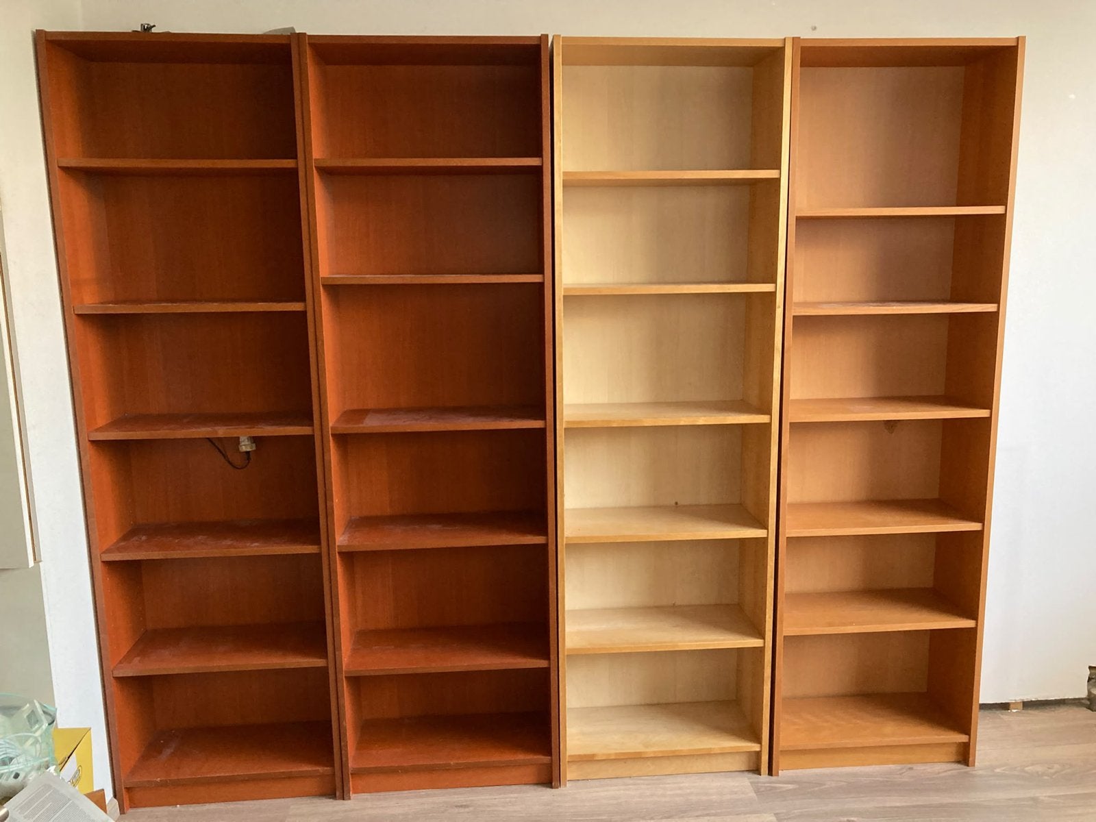 4 x Billy Boekenkasten ikea, Ophalen, Met plank(en), Gebruikt, 200 cm of meer