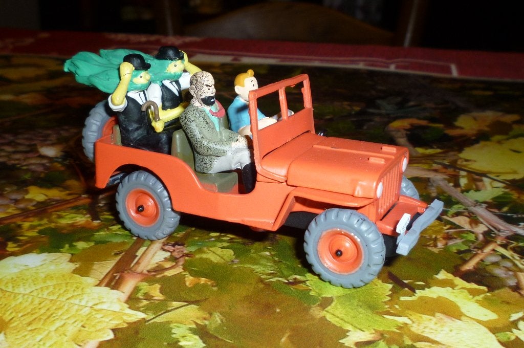 Kuifje auto's z.g.st. - Modèles Tintin très bon état, Ophalen of Verzenden, Kuifje, Zo goed als nieuw, Beeldje of Figuurtje