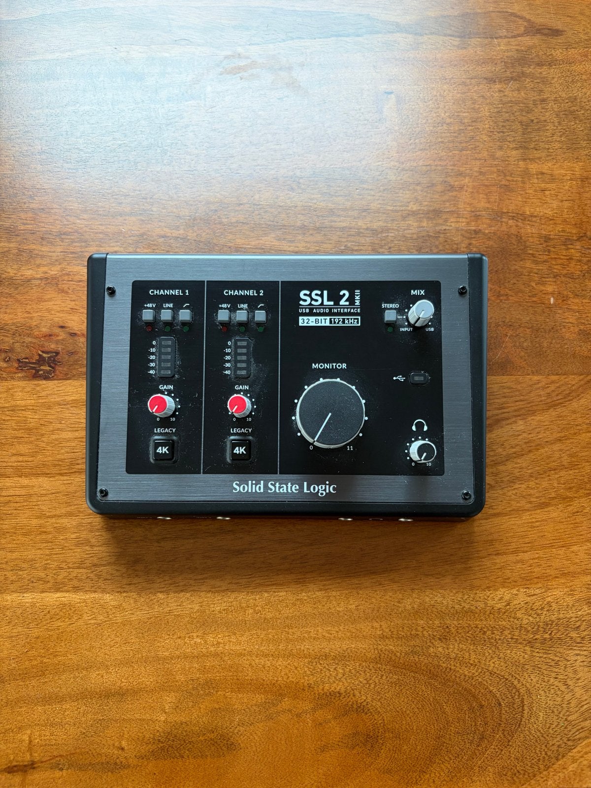 SSL 2 MKII USB Audio Interface, Ophalen, Zo goed als nieuw, Minder dan 5 kanalen, Microfooningang