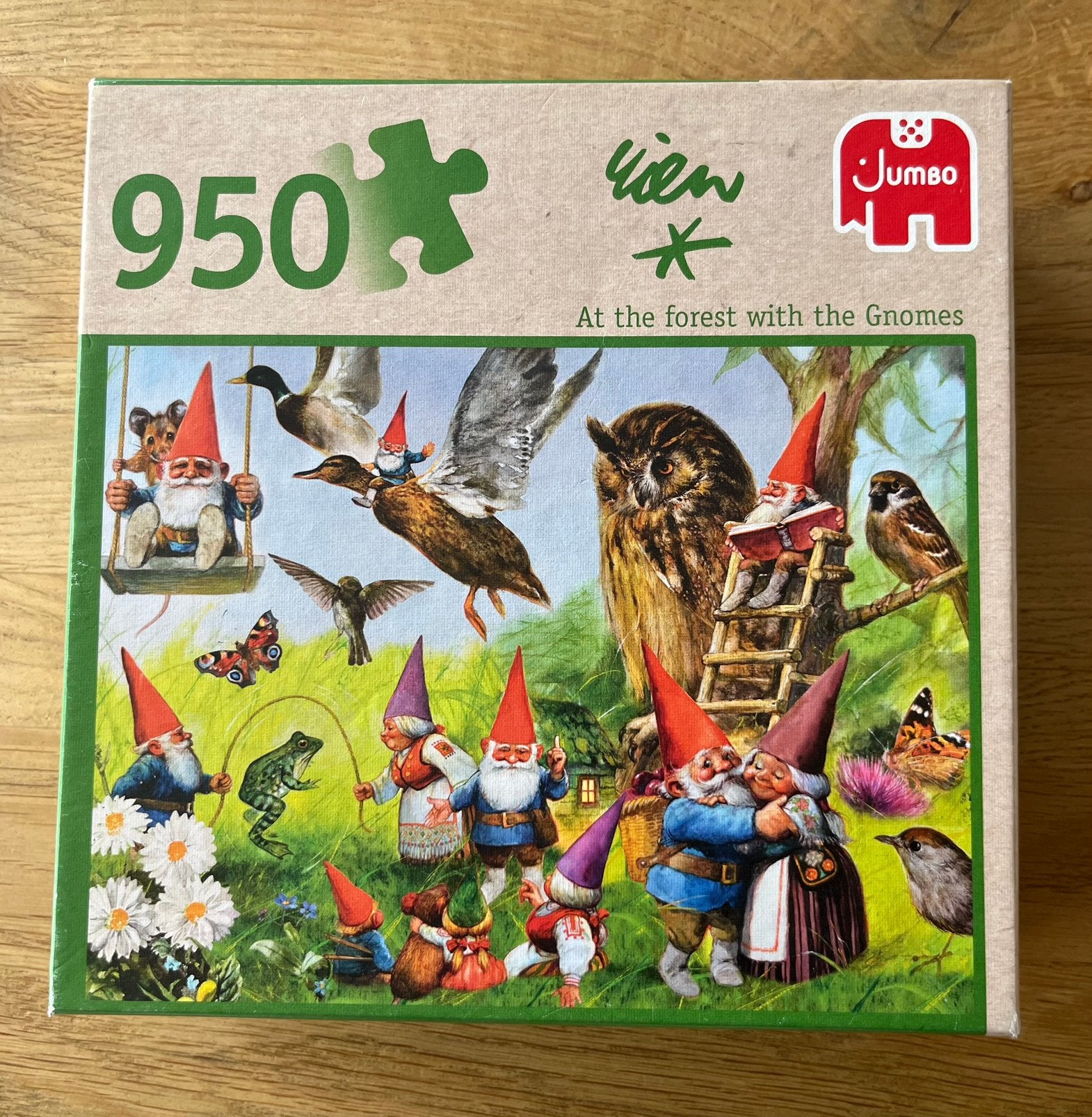 Rien Poortvliet puzzel 950 stukjes, Ophalen of Verzenden, 500 t/m 1500 stukjes, Zo goed als nieuw, Legpuzzel