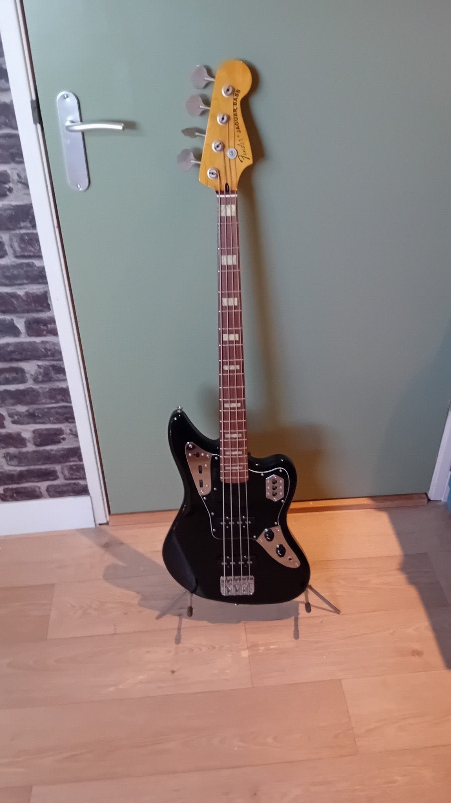 Fender jaguar bass Japan basgitaar, Ophalen, Gebruikt, Elektrisch