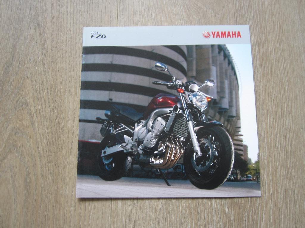 Yamaha FZ6 brochure folder 2004, Ophalen of Verzenden, Yamaha