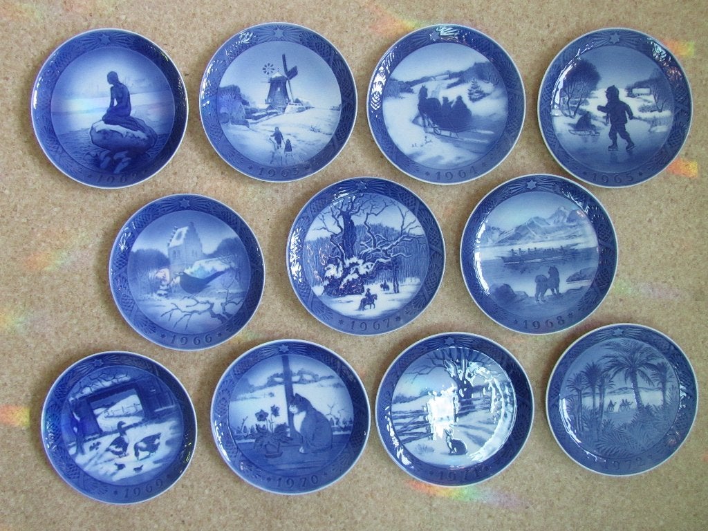 Royal Copenhagen wandborden 1962 - 1972, Ophalen of Verzenden, Zo goed als nieuw