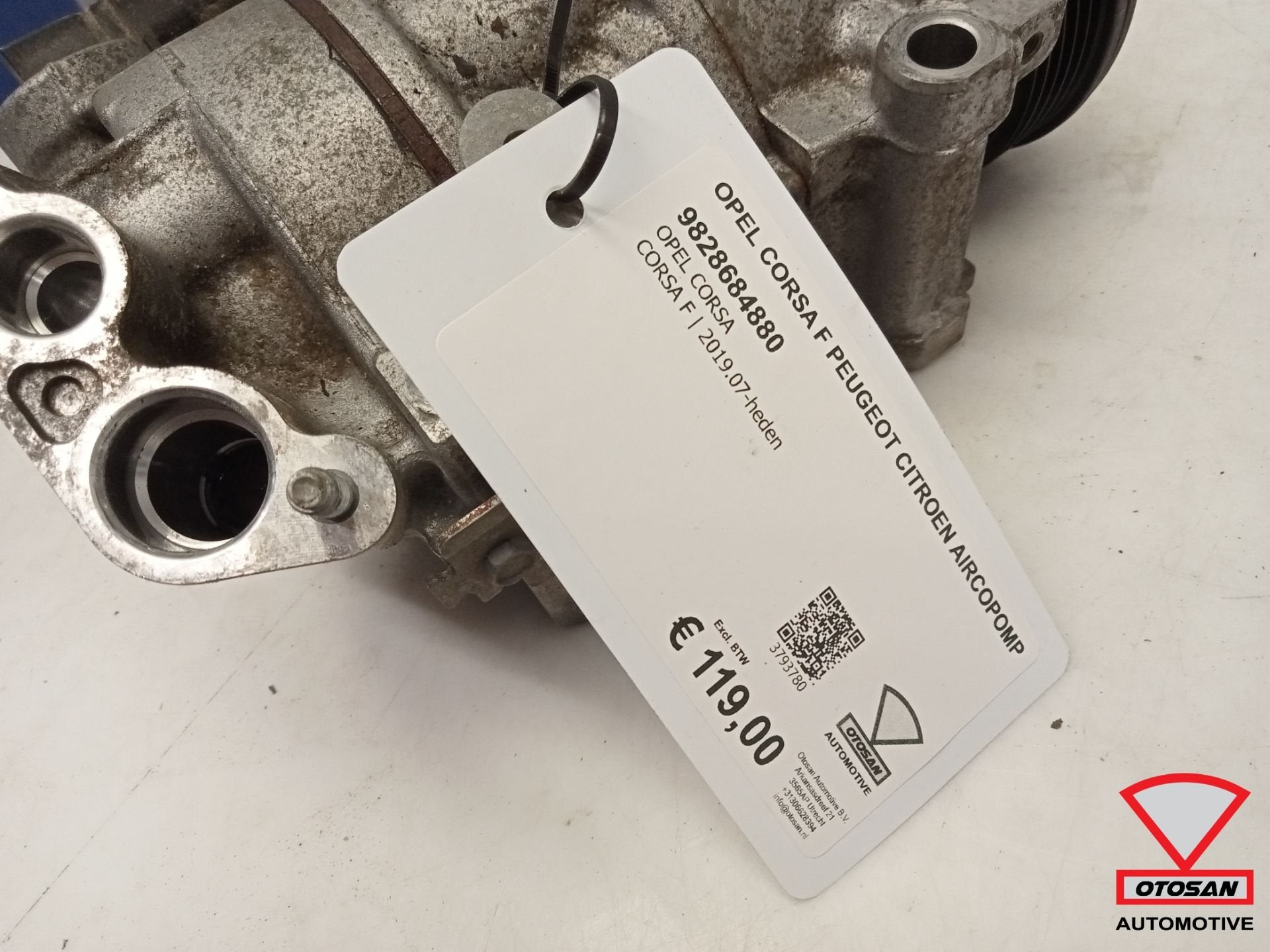 Opel Corsa F Peugeot Citroen Aircopomp 9828684880, Gebruikt, Opel Automobile GmbH, Ophalen of Verzenden, Kontakt@opel-infoservice.de