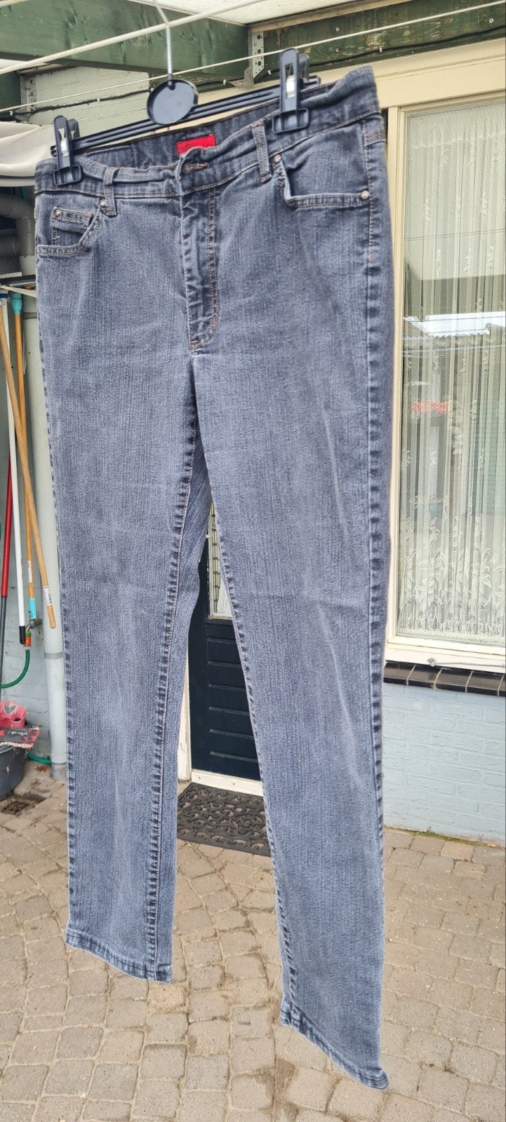 Zwarte jeans, Kleding | Dames, Ophalen of Verzenden, Zo goed als nieuw, Zwart, Overige jeansmaten
