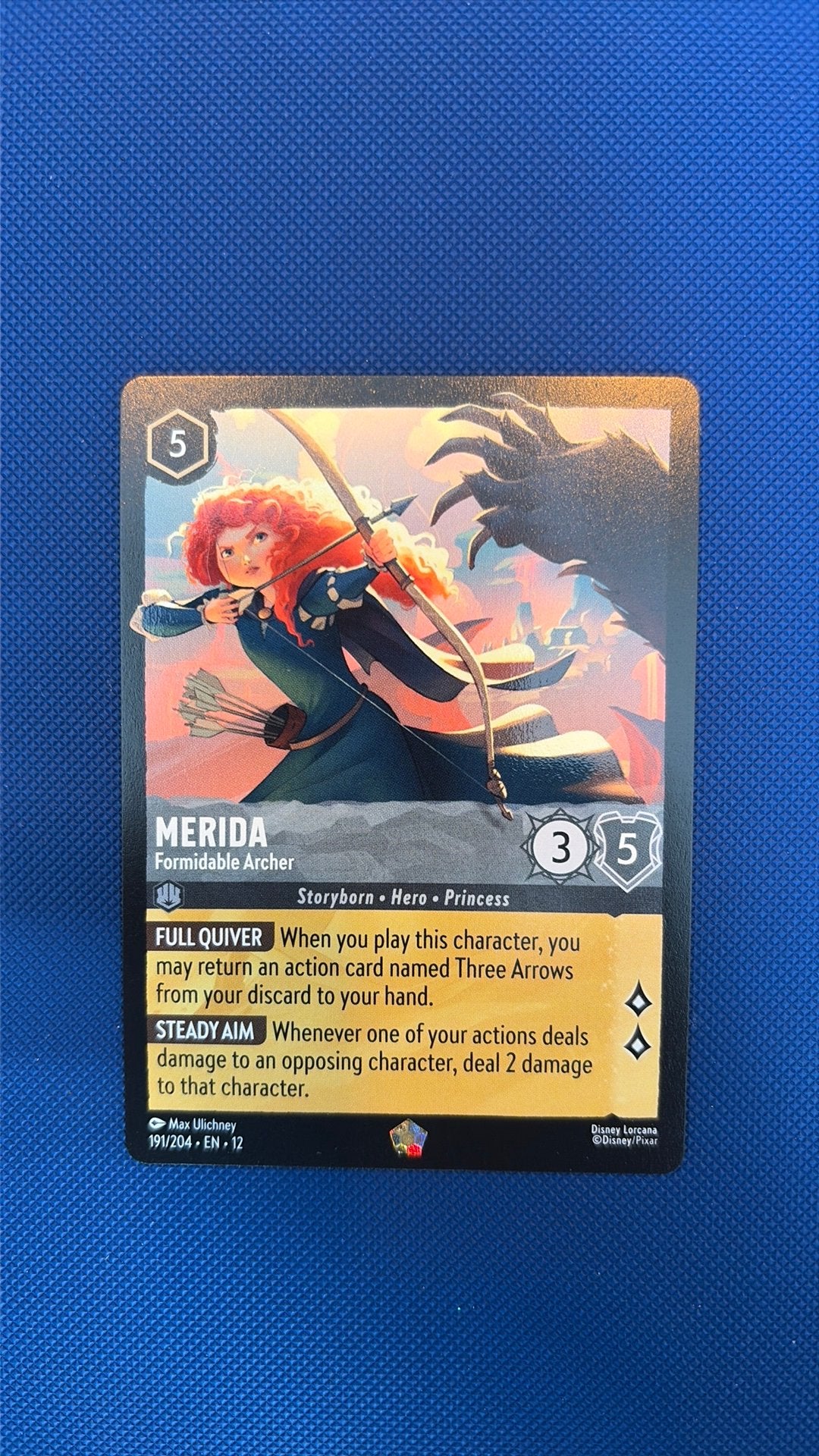 Merida - Formidable Archer 191/204 12WIL, Hobby en Vrije tijd, Verzamelkaartspellen | Overige, Ophalen of Verzenden, Zo goed als nieuw