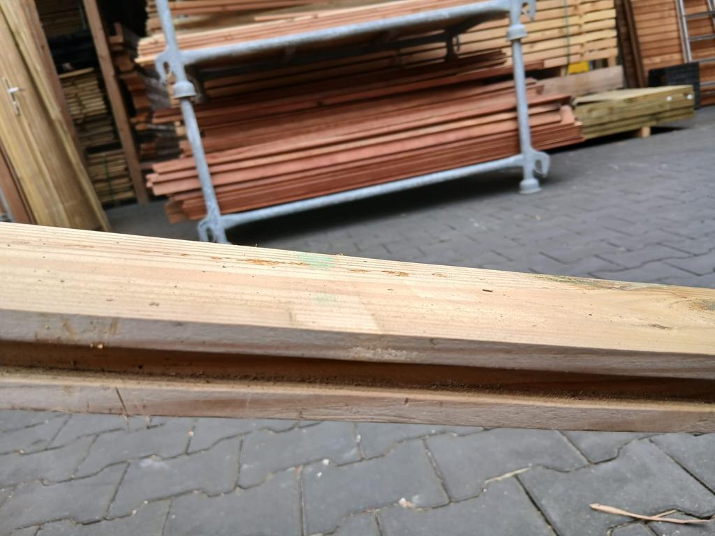 Planken blokhut profiel 12.5 breed x 28 mm dik x 3 m lang, Ophalen, Nieuw, 250 cm of meer, Planken