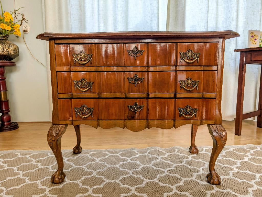 Antieke ladekast / commode – Rococo stijl (reproductie), Antiek en Kunst, Ophalen