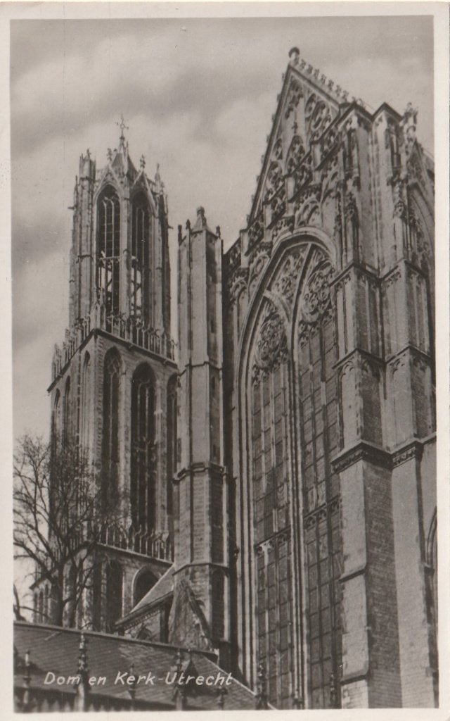 UTRECHT Dom en Kerk, Verzenden, 1920 tot 1940, Ongelopen, Utrecht
