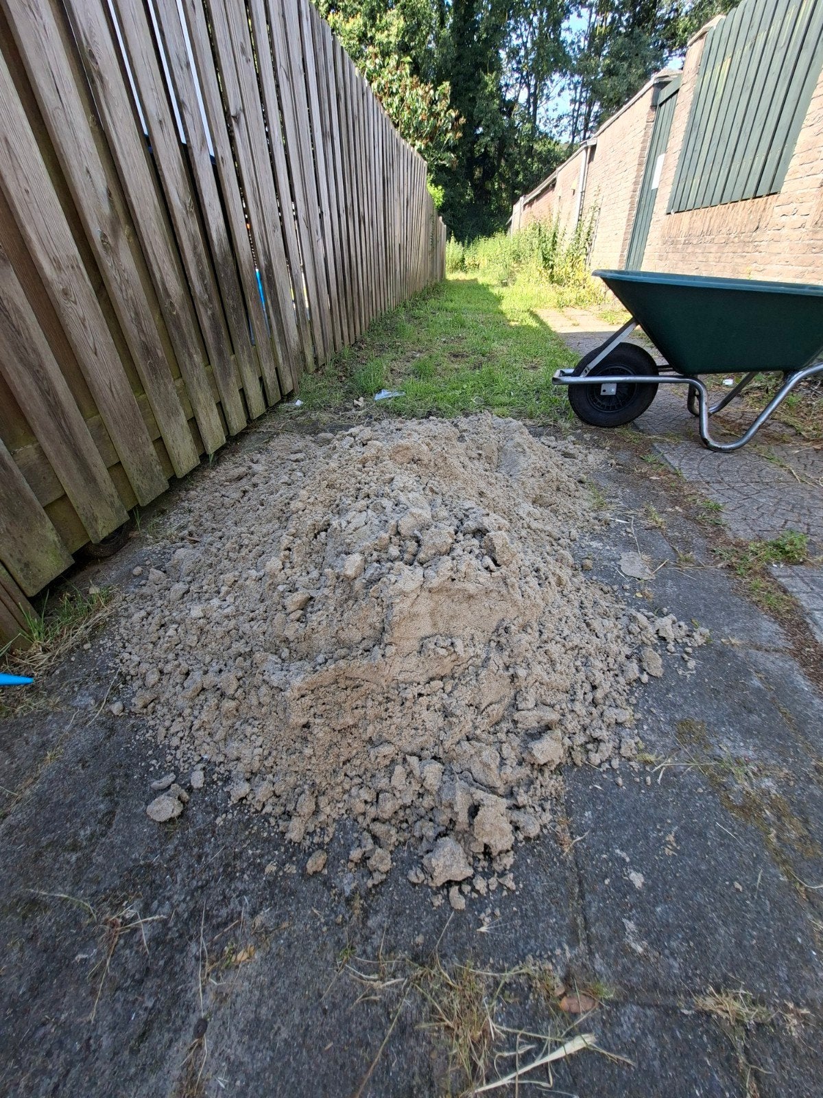 Gratis speelzand 0.4 m3 alles of niets ophalen., Tuin en Terras, Zand, Ophalen