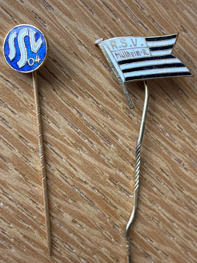 Duitse voetbalspeldjes SV04 Siegburg - RSV Mülheim Ruhr, Ophalen of Verzenden, Gebruikt, Sport