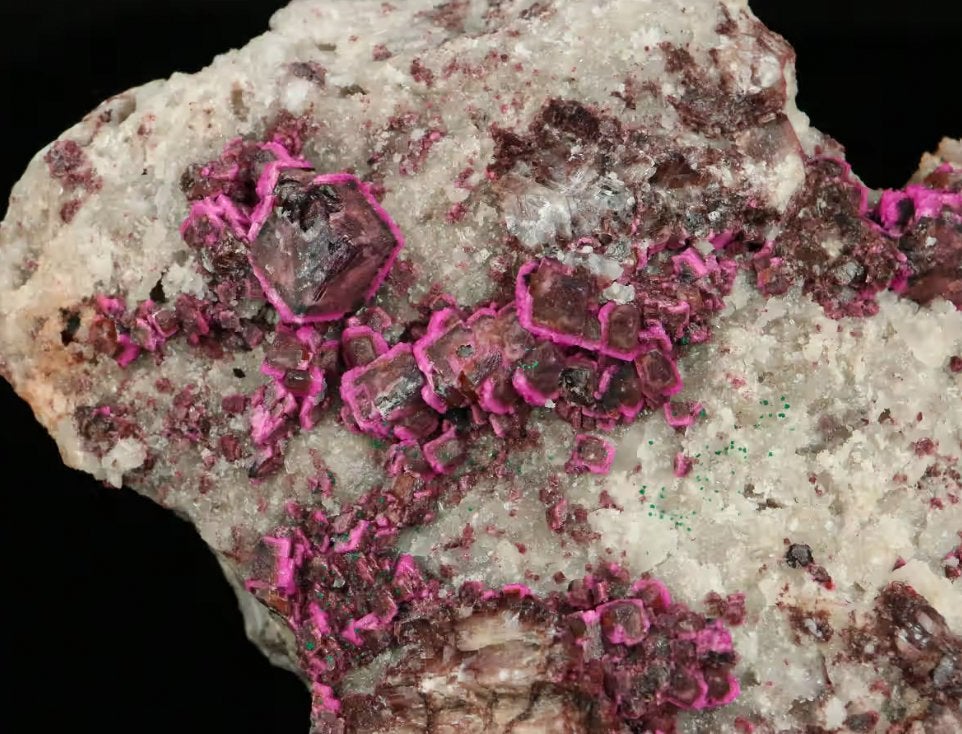 **TOP** COBALTO-DOLOMIET kristallen uit DR.Congo., Ophalen of Verzenden, Mineraal