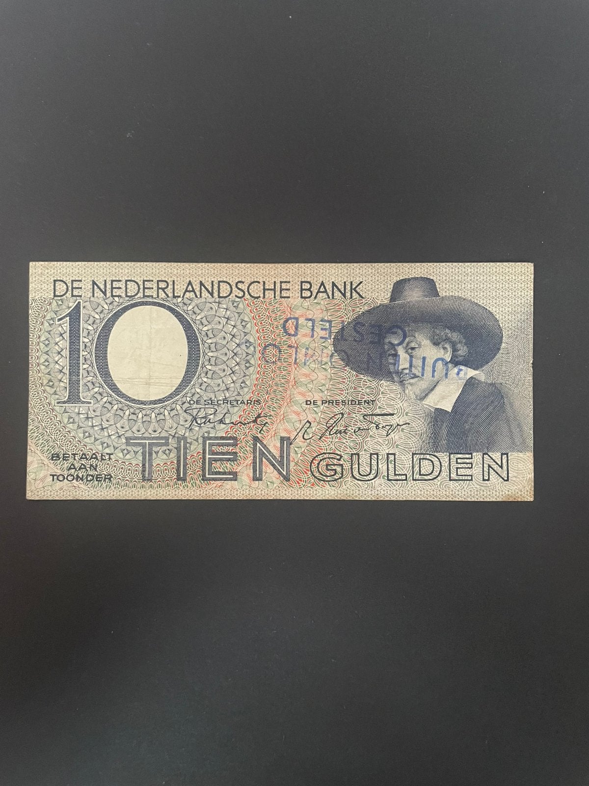 10 gulden 1943, Ophalen of Verzenden, 10 gulden