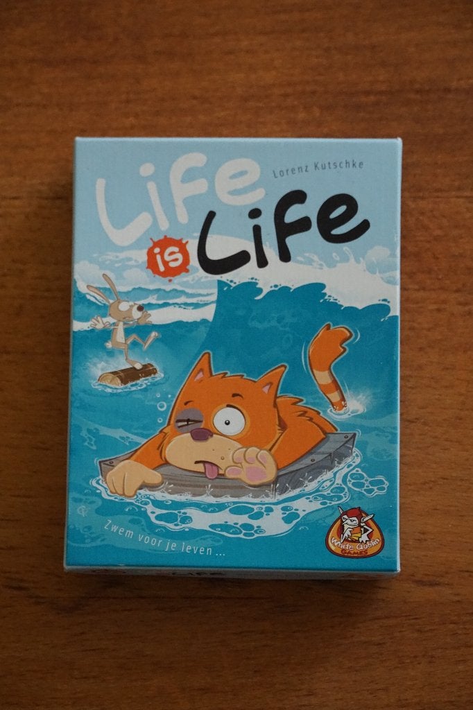 Kaartspel Life is Life, Vijf spelers of meer, Ophalen, Zo goed als nieuw, White Goblin Games