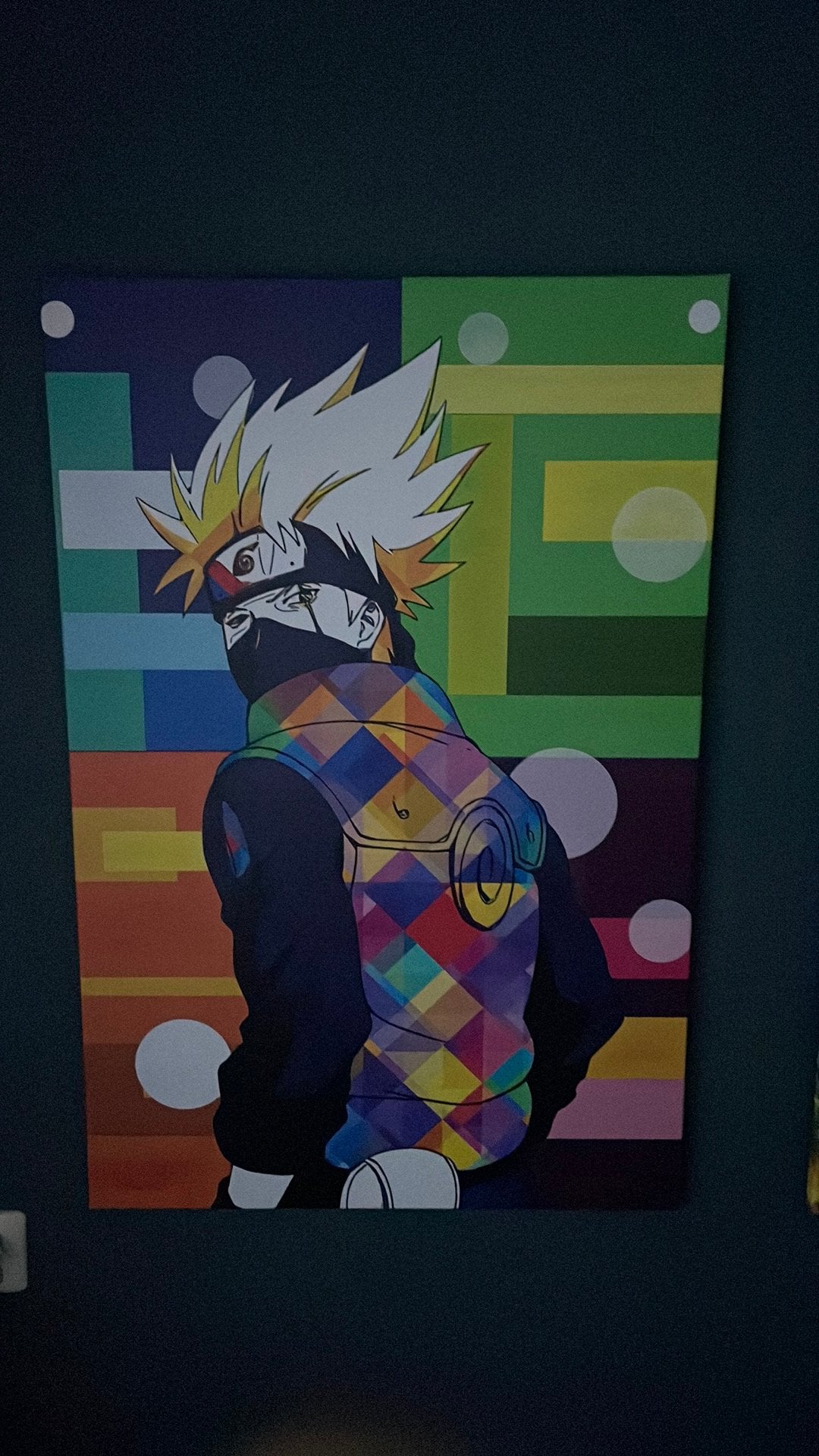 Schilderij anime naruto, Ophalen