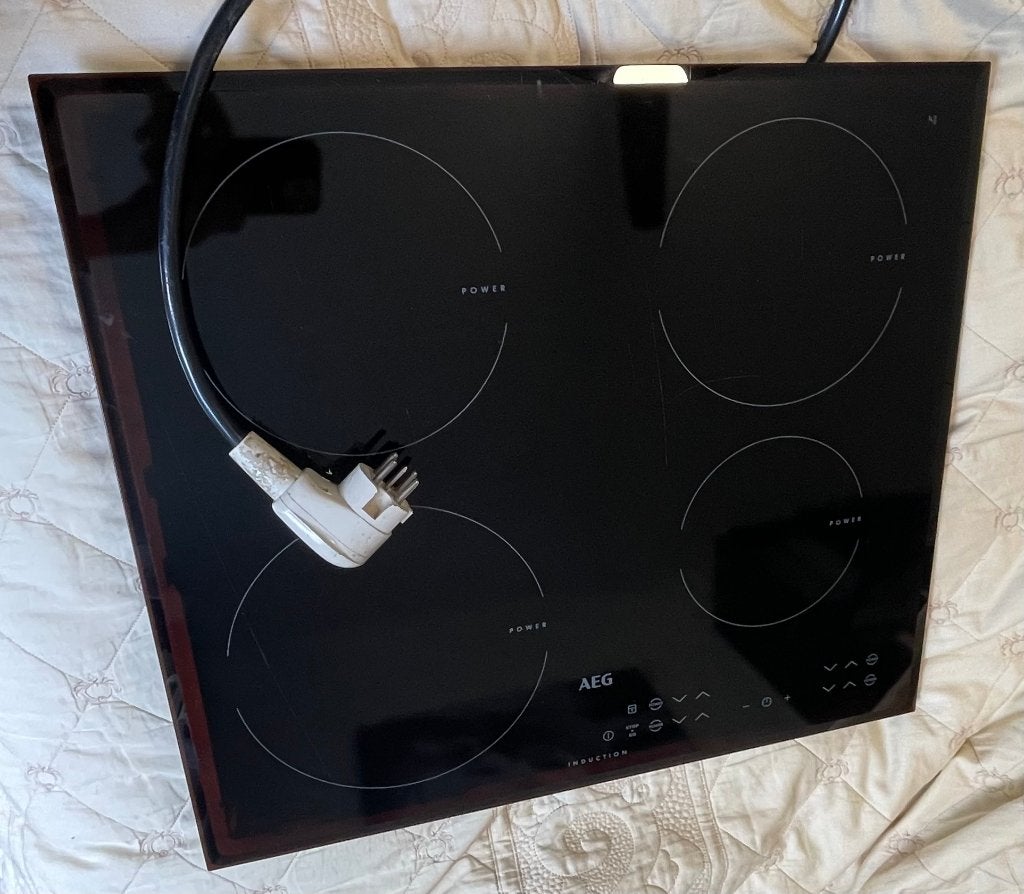 Goede AEG HK634200FB 220-240V inductiekookplaat, Ophalen, Gebruikt, 4 kookzones, Inbouw