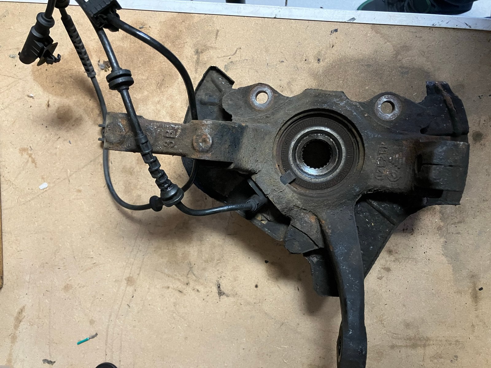 Linker fusee Fiat Panda 169 met ABS sensor, Ophalen of Verzenden, Gebruikt, Fiat