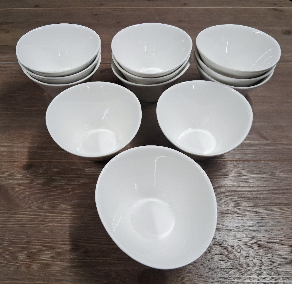 Palmer White Delight kommetjes 12 stuks 20cl, Ophalen of Verzenden, Zo goed als nieuw, Kom(men), Overige stijlen