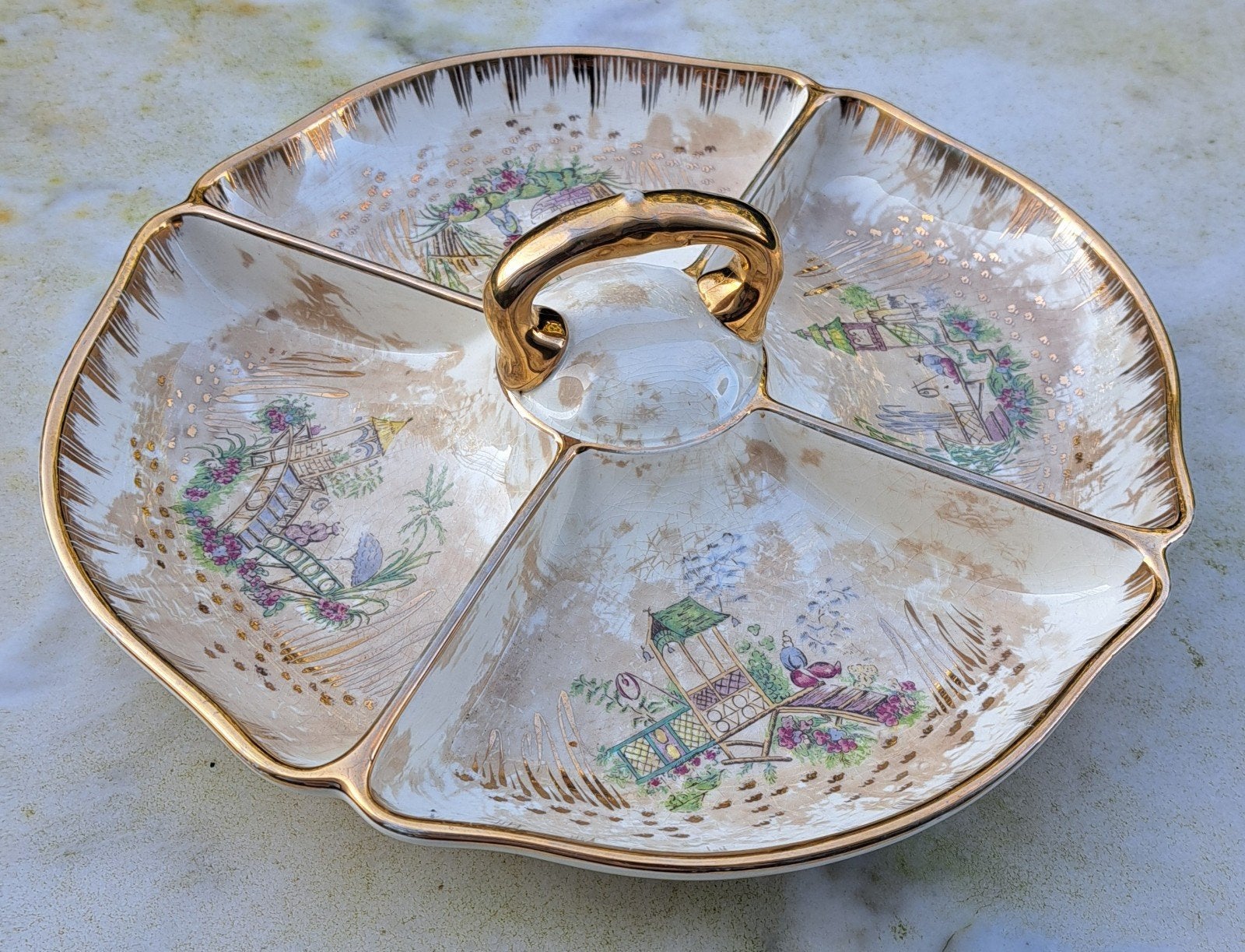 Antieke hapjes chips schaal Villeroy & Boch schoon beboterd, Antiek en Kunst, Ophalen of Verzenden