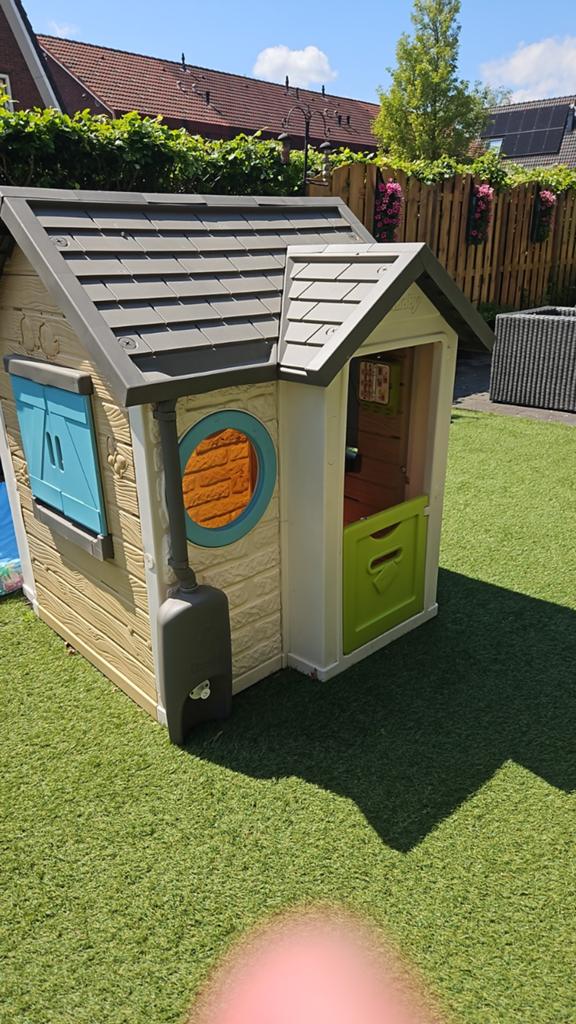 Smoby Garden House speelhuis in goede staat, Ophalen, Zo goed als nieuw, Plastic