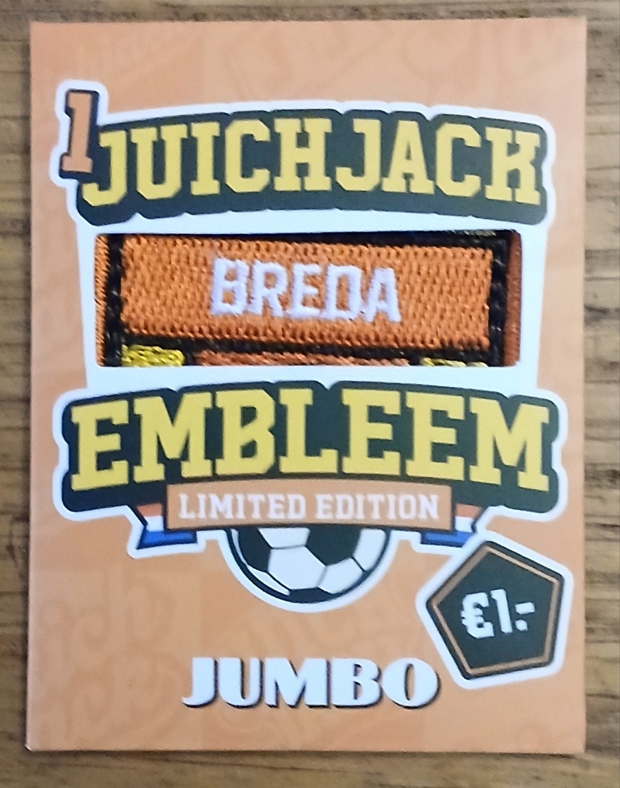 jumbo juichembleem plaatsnaam Breda, Ophalen of Verzenden, Plaatje