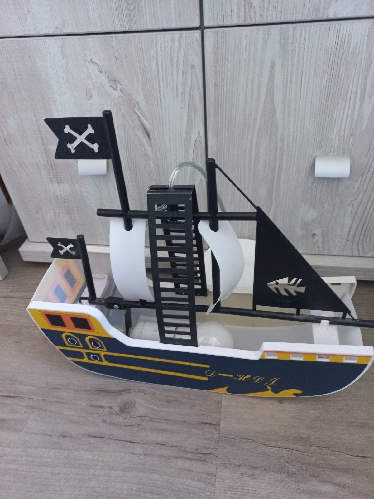 Lamp piratenschip, Kinderen en Baby's, Ophalen, Gebruikt, Lamp